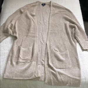 Oversized knit cardigan